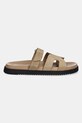 Steve Madden papuci din piele Missile SM11003028.275 bej SS25