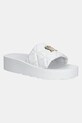 Love Moschino klapki skórzane pozostałe biały JA28014I1MIE0100