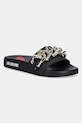 Love Moschino klapki syntetyczny czarny JA28132G1MI16000