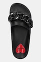 Love Moschino klapki czarny JA28132G1MI17000
