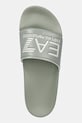 EA7 Emporio Armani klapki basenowe damskie zielony AF15118.7X000108