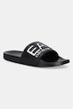 Шлепанцы EA7 Emporio Armani венский чёрный AF15118.7X000108