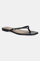 BOSS papuci de piele Charlize piele negru 50542228.001