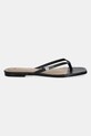 BOSS papuci de piele Charlize 50542228.001 negru SS25