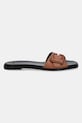 BOSS șlapi de piele Charlize 50542200.220 maro SS25
