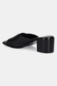 Încălțăminte BOSS papuci de piele Charlize 50542206.001 negru