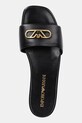 Emporio Armani slapi de piele negru X3P846.XF271.00002