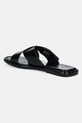 Boty Kožené pantofle Tory Burch T Lock Cross Band Slide 170611.006 černá