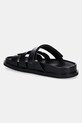 Încălțăminte Tory Burch slapi de piele Ines Sport 161636.006 negru