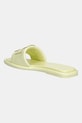 Obuv Kožené šľapky Tory Burch Double T Sport Slide 141380.701 žltá