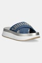 Liu Jo papuci DREAMY SANDAL 05 platformă bleumarin BA5091TX474S3206