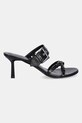 HUGO slapi de piele Katniss 50542113.001 negru SS25
