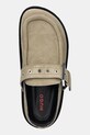 HUGO papuci din piele Artentia verde 50542022.337