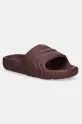 adidas Originals klapki Adilette 22 W syntetyczny bordowy JH9691
