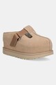 Natikače od brušene kože UGG Goldenstar Hi Clog mules bež 1167550.SAN