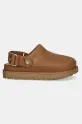 UGG klapki nubukowe Goldenstar Villa Clog 1169590.CHE brązowy SS25