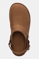Nubukové pantofle UGG Goldenstar Villa Clog hnědá 1169590.CHE