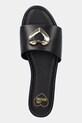 Kožené pantofle Love Moschino černá JA28161G0MIA0000