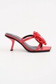 Кожаные шлепанцы Karl Lagerfeld KARMEL 5-8 см красный KL33624.0DD