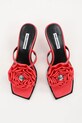 Кожаные шлепанцы Karl Lagerfeld KARMEL красный KL33624.0DD