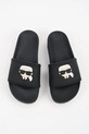 Karl Lagerfeld klapki KONDO MAXI czarny KL80805A.V00