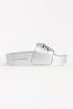Παντόφλες Karl Lagerfeld KONDO MAXI ίσια πλατφόρμα ασημί KL80872.VSL