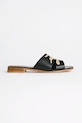 Karl Lagerfeld slapi de piele PETALO piele negru KL80772.000