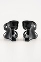 Încălțăminte Karl Lagerfeld papuci de piele WAVERLY KL34611.000 negru