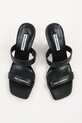 Karl Lagerfeld papuci de piele WAVERLY negru KL34611.000