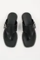 Karl Lagerfeld japonki skórzane KLEO czarny KL81325.000