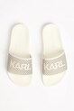 Kožené šľapky Karl Lagerfeld KONDO 2.0 biela KL80915.0T1