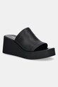 Jonak slapi de piele EUGENE coturn negru 3600041