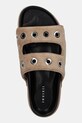 Inuikii papuci din piele Suede Studs maro 1004.005.0151.163