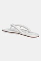 Încălțăminte Naked Wolfe slapi de piele Grenada Grenada.White.Leather alb