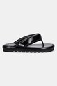 Naked Wolfe slapi de piele Hilary Hilary.Black.Leather negru SS25