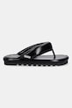 Naked Wolfe bőr flip-flop Hilary Hilary.Black.Leather fekete SS25