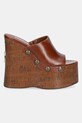 Naked Wolfe scarpe da cowboy Tulip Tulip.Tan marrone SS25