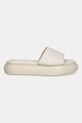 Pantofle Calvin Klein FLATFORM SLIDE - JACQ HW0HW02461 béžová SS25