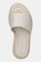 Pantofle Calvin Klein FLATFORM SLIDE - JACQ béžová HW0HW02461