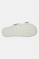Calvin Klein klapki skórzane FLAT ADJ SLIDE EYELET HW0HW02489 beżowy