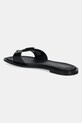 Обувь Кожаные шлепанцы Calvin Klein FLAT SLIDE W/CK HW BIG - LTH HW0HW02482 чёрный