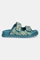 Guess papuci FADELIZZ FLJFZZ.FAB19.TEAL turcoaz SS25