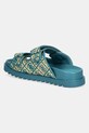 Încălțăminte Guess papuci FADELIZZ FLJFZZ.FAB19.TEAL turcoaz