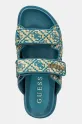 Шльопанці Guess FADELIZZ бірюзовий FLJFZZ.FAB19.TEAL