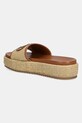 Obuv Šľapky Guess LONNEY FLJLNY.FAB19.NATU hnedá