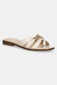 Kožené šľapky Guess REALLA usňová koža béžová FLJRLL.LEA19.CREAM