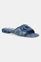 Guess papuci TARISHAE textil albastru FLJTSE.DEN19.BLUE