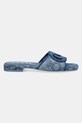Guess papuci TARISHAE FLJTSE.DEN19.BLUE albastru SS25
