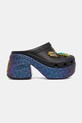 Παπούτσια Παντόφλες Crocs Snow White Siren Clog 209827.001 μαύρο
