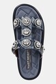 Pantofle Kurt Geiger London Orson Crystal Sandal modrá 9107188669.DENIM